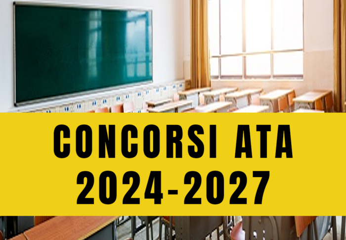 Concorsi ATA: 24 mesi 2023 e graduatorie 3a fascia triennio 2024/2027